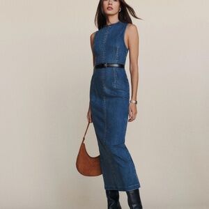 Kendi Denim Midi Dress